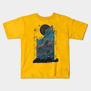 northern nightsky Kids T-Shirt